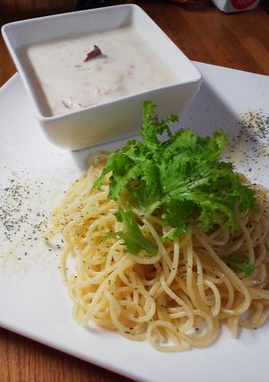 自家製マスのスモークでつけパスタ-レシピのメイン写真