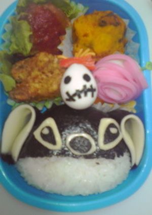 キャラ弁 スティッチとスクランプ 通園-レシピのメイン写真