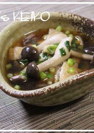 【農家のレシピ】しめじと薄揚げのさっと煮-レシピのメイン写真