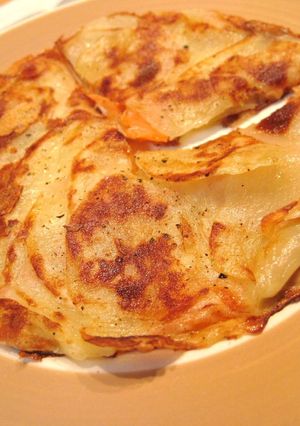 スモークサーモンとチーズのはさみ焼き-レシピのメイン写真