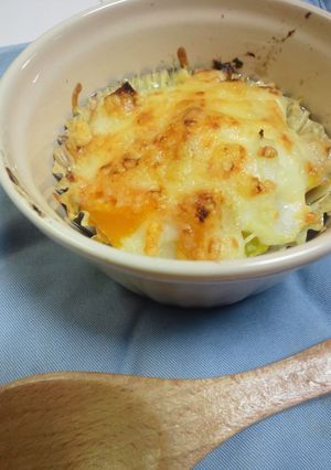 ♪弁当女子♪レンジで！かぼちゃグラタン-レシピのメイン写真