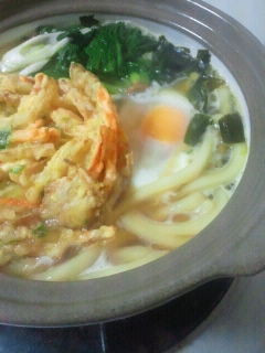 家飯 鍋焼うどん(手抜き編)-レシピのメイン写真