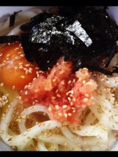 簡単すぎる釜揚げ明太子うどん!-レシピのメイン写真
