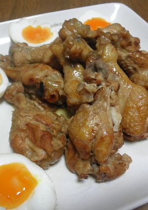 ☆ポン酢を使って☆鶏手羽元の煮物♪-レシピのメイン写真