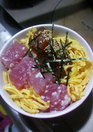 まぐろのＷ漬け丼-レシピのメイン写真