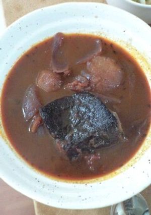 鹿肉の赤ワイントマト煮-レシピのメイン写真