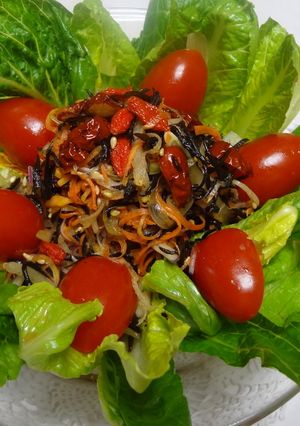 ヒジキとクコ入り野菜サラダ-レシピのメイン写真