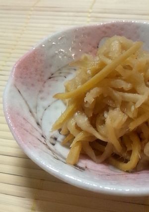 甘々ピリリ★切り干し生姜のほっこり塩麹煮-レシピのメイン写真
