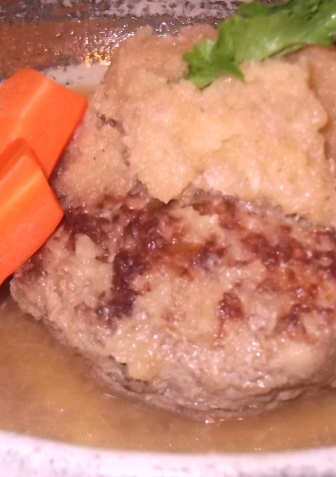 たっぷり大根おろし丸ごと使う♪ハンバーグ-レシピのメイン写真