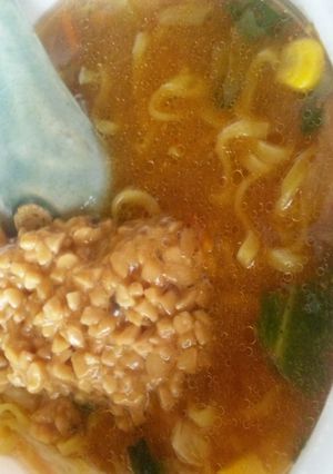 納豆味噌ラーメン-レシピのメイン写真