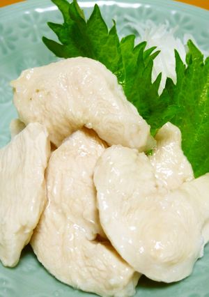塩麹鶏むね肉☆お刺身風～♪-レシピのメイン写真