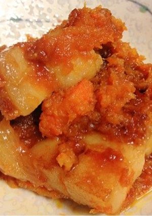 野菜の旨味を活かす♪豚ブロック甘辛焼き-レシピのメイン写真