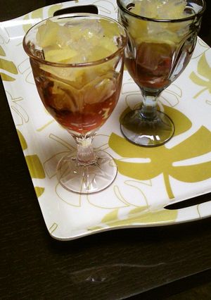 りんごと紅茶のゼリー-レシピのメイン写真