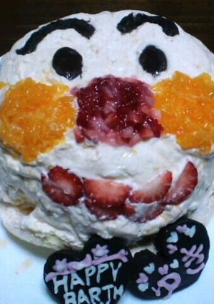 アンパンマンの立体ムースケーキ-レシピのメイン写真