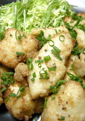 胸肉ふっくら！塩麹で❤ねぎ塩から揚げ❤-レシピのメイン写真