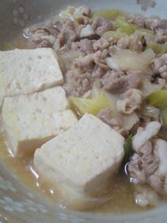 肉豆腐♪豚コマで安くて美味しく-レシピのメイン写真