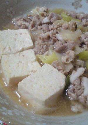 肉豆腐♪豚コマで安くて美味しく-レシピのメイン写真
