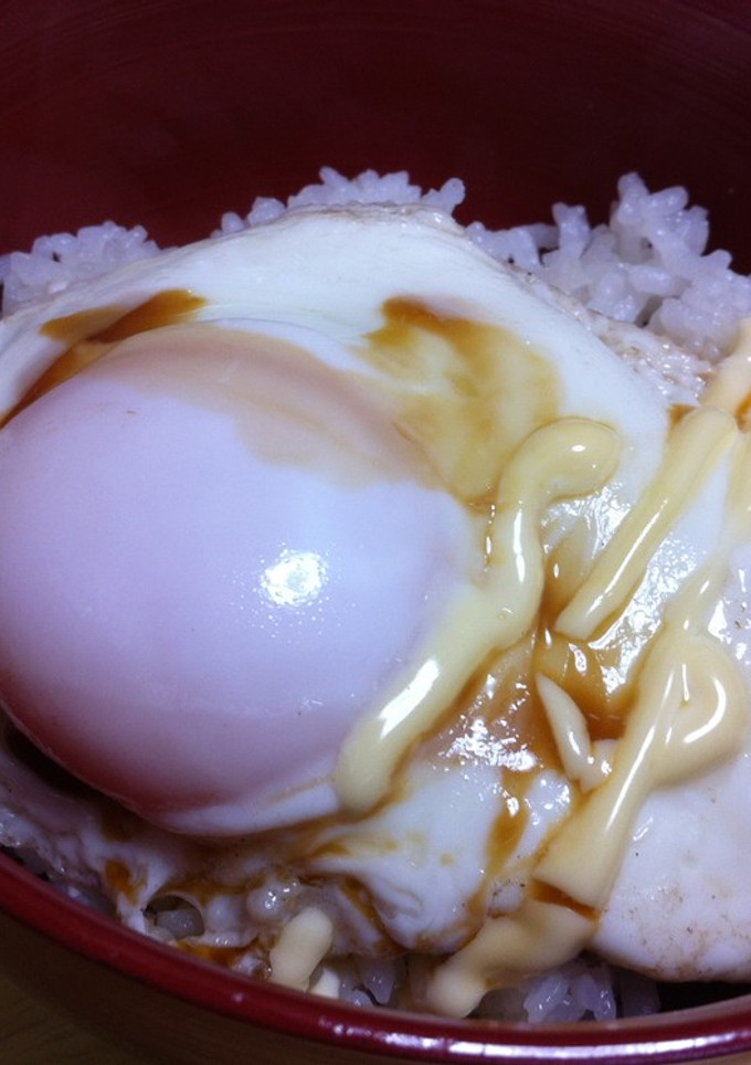 半焼きたまごのせご飯-レシピのメイン写真