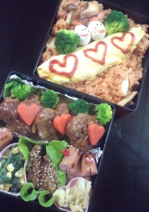 ふわとろオムライスのお弁当♪-レシピのメイン写真