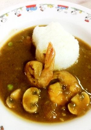 海老の風味がたっぷり～♡ 海老カレー-レシピのメイン写真