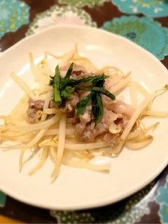 塩麹で☆豚コマともやしのフライパン蒸し-レシピのメイン写真