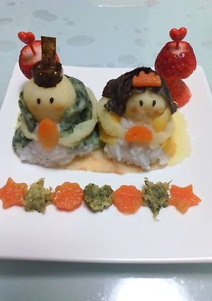 離乳食でひな祭り-レシピのメイン写真