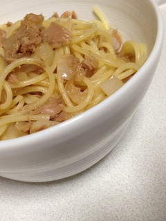 ツナとたっぷりネギの和風パスタ-レシピのメイン写真