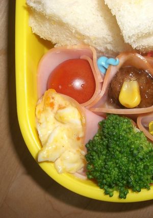 お弁当に！4色ハム巻き♪-レシピのメイン写真