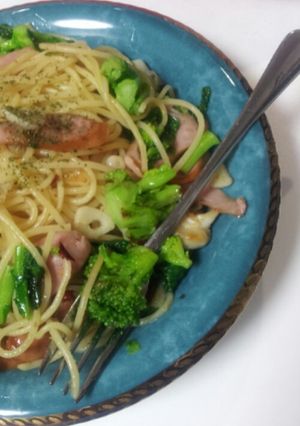 菜の花のペペロンチーノ-レシピのメイン写真