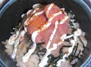 にんにく醤油＆チーズご飯◆明太マヨ丼-レシピのメイン写真