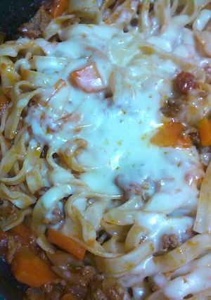 フライパンで出来る！グラタン風パスタ-レシピのメイン写真