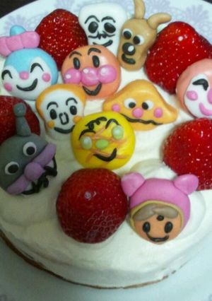 アンパンマンケーキ2012-レシピのメイン写真