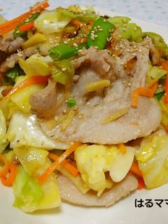 ウェイパーで簡単・野菜炒め!*塩回鍋肉-レシピのメイン写真