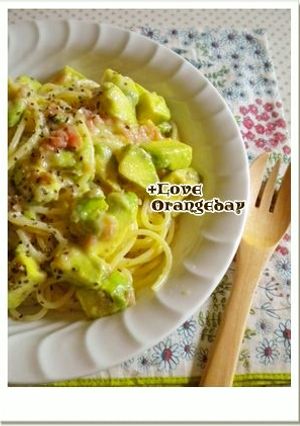 梅肉入り✽アボカドクリームパスタ-レシピのメイン写真