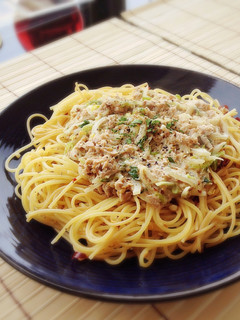 ツナと玉ねぎのゴマネーズパスタ-レシピのメイン写真