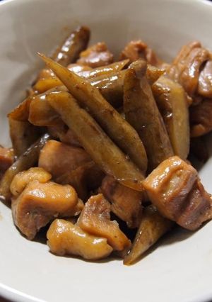 鶏ごぼう-レシピのメイン写真
