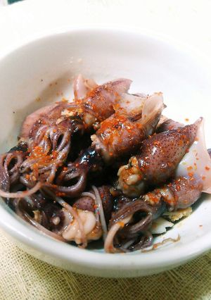 ほたるいかを食べよう！！【ごま油あえ】-レシピのメイン写真