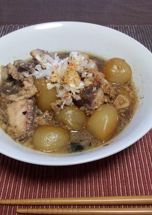 玉こんにゃくと鯖缶の煮物-レシピのメイン写真