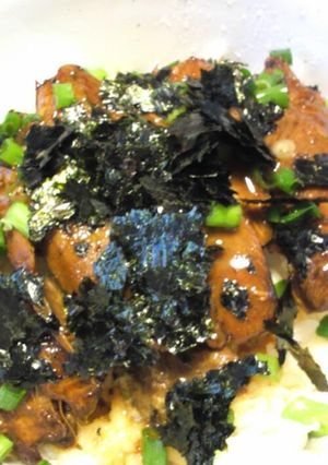 １人ランチ♪鰯の蒲焼き丼-レシピのメイン写真