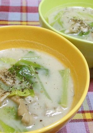 ☆きゃべつと舞茸の炒めスープ☆-レシピのメイン写真