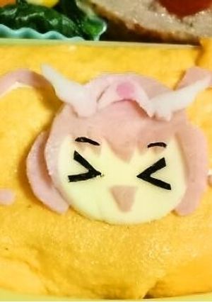 キャラ弁♪ キュアハッピー-レシピのメイン写真