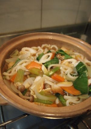 オイスターソースde煮込みうどん-レシピのメイン写真