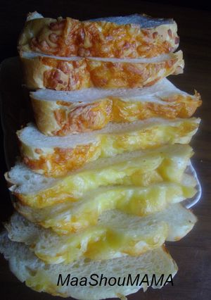 HBで☆パリパリ☆チーズ食パン-レシピのメイン写真