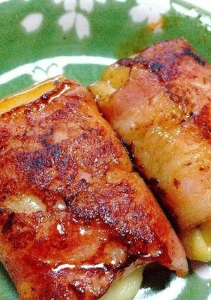 香ばしくて美味しいベーコンチーズ餅-レシピのメイン写真