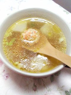 鶏団子と蕪のあっさりスープ-レシピのメイン写真