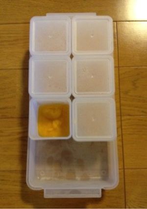 かぼちゃと豆乳のペースト（離乳食）-レシピのメイン写真