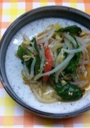 簡単♪まんば(百花)の中華風和え物-レシピのメイン写真