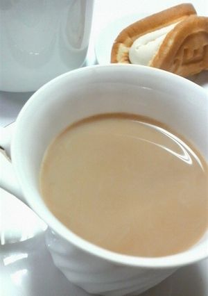 ホットなカフェオレ-レシピのメイン写真