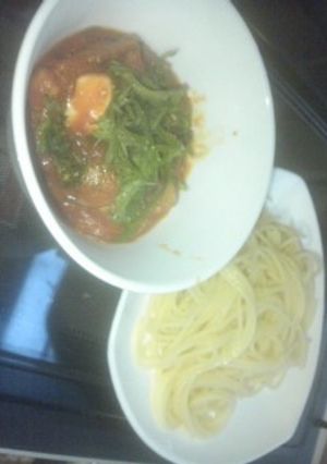 かぶのトマトソースつけパスタ-レシピのメイン写真