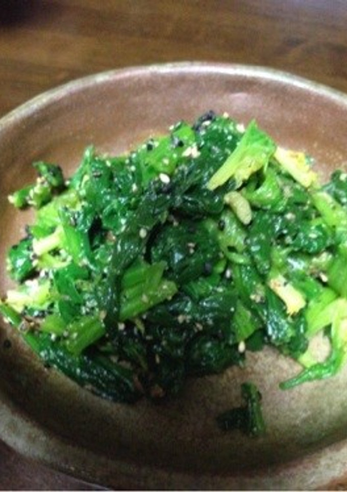 ほうれん草の胡麻和え大人風-レシピのメイン写真